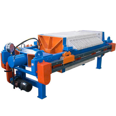 Manual Operation Sludge Dewatering Filter Press Machine for Solid Liquid Separation