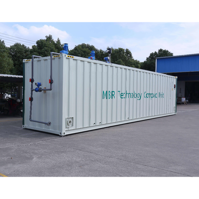 MBR/MBBR Container Wastewater Treatment Plant Portable Sewage Treatment Plant and Integrated Sewage Treatment System