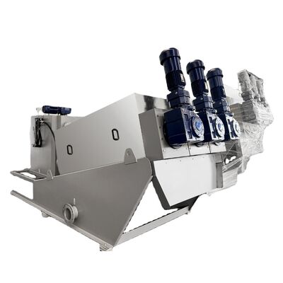 ステンレススチールスラグ脱水機 スクロールプレス 下水処理施設 下水処理 PLC 1000L